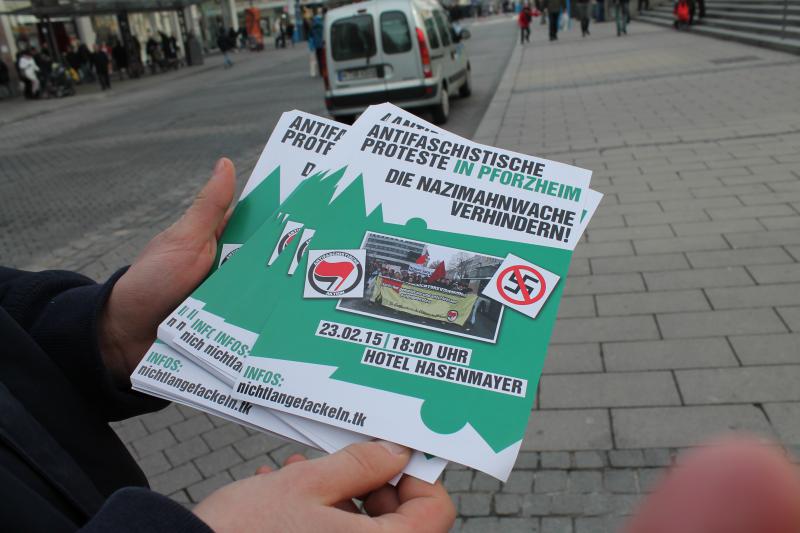 Flyer zu den Protesten am 23.Februar