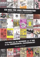 Poster: Ein Herz für linke Terrornester!