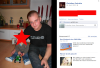 Christian Oehrlein mit Shirt, dass Nazis gedenkt