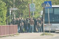 Bus vom „ Reiseteam Kaiser“ am 07.05.2016 zur „ Merkel muss weg“ Demonstration