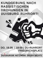 Antifaschistische Kundgebung in Duisburg-Ruhrort