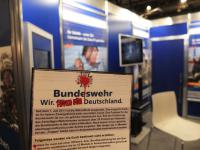 Aktion gegen die Bundeswehr in Stuttgart