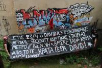 Solidarity Banner from Greece to David A. // 3