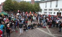 Abschlusskundgebung am Uni-Platz