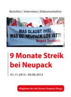 Cover "Neun Monate Arbeitskampf"