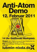 Anti-Atom-Demo Greifswald 12.02.2011