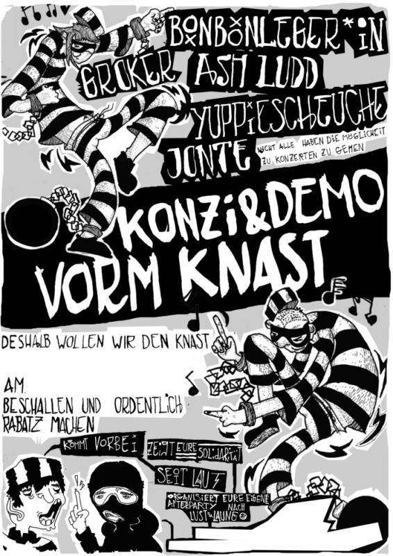 Plakat Knast-Tour