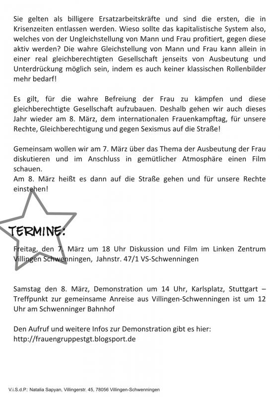 Flyer hinten