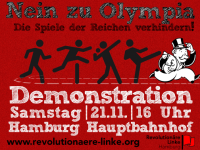 Demonstration: Nein zu Olympia