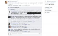 Facebook-Veröffentlichung von Mirko Kopper, Kopper liked rechtsradikale Kommentare, 12.November 2013