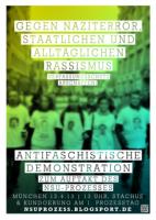 Antifaschistische Demonstration zum Auftakt des NSU-Prozesses