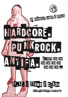 Clash Flyer: »Party: Hardcore - Punkrock - Antifa«