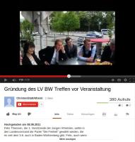 Eva Kahlmann beim Grundungstreffen des Freiheit-LV BaWü