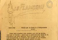 Auszug aus der Untergrundzeitung »Le Flambeau«. | Foto: Le Flambeau, März 1943, Cegesoma BG microfiche 183