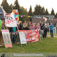 Protest gegen Nazis in Neuhaus
