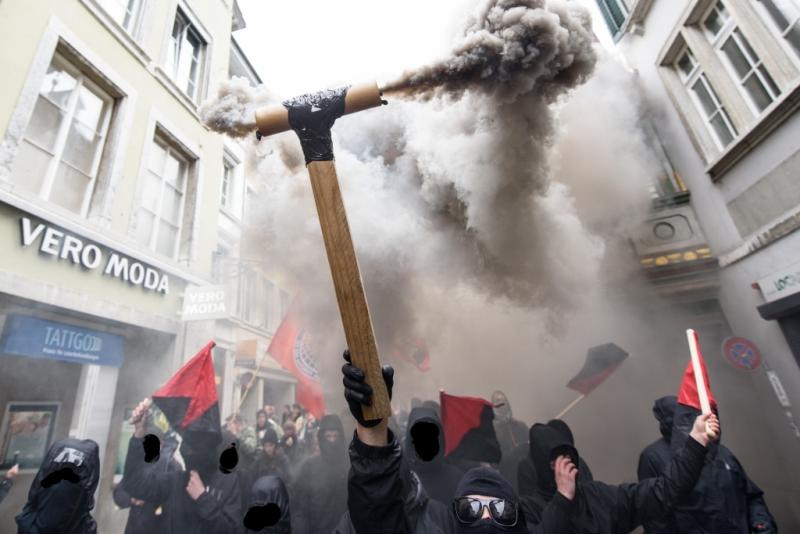 Revolutionärer Block am 1. Mai Solothurn 5