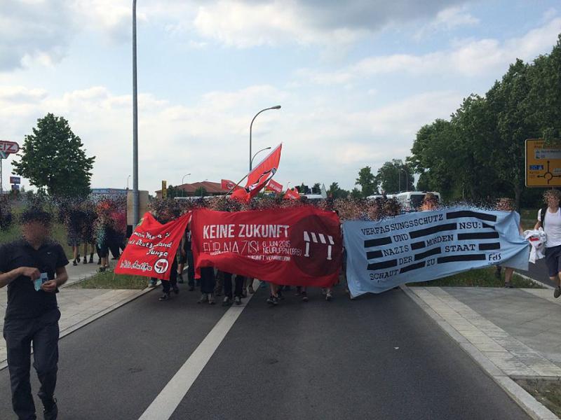 Spontandemonstration nach Erfolgreichen Blockaden - Bild: Dirk Stegemann