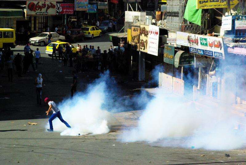 Riots in Hebron. Picture by Svenson Berger