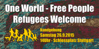 Refugees Welcome Kundgebung