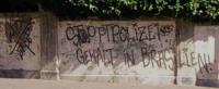 Gegenüber des brasilianischen Generalkonsulats in Frankfurt: "Stoppt Polizeigewalt in Brasilien"