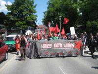 Antimilitaristischer Aktionstag bei G7-Protesten (1)