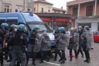 Gorizia 19.09.2015:Polizeischutz für die Faschisten