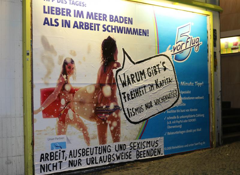 Adbusting Bahnhof Halensee