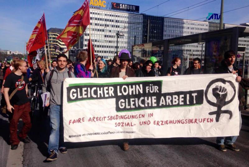 Frauenkampftag in Berlin 2