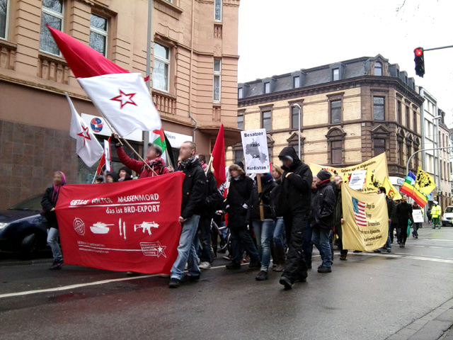 Demonstration gegen die Mandatsverlängerung des Bundeswehreinsatzes in Afghanistan