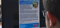 Dieses Plakat wurde in der Nacht vom 28. auf den 29. März in Obermarxloh verteilt.  Foto: Marc Wolko