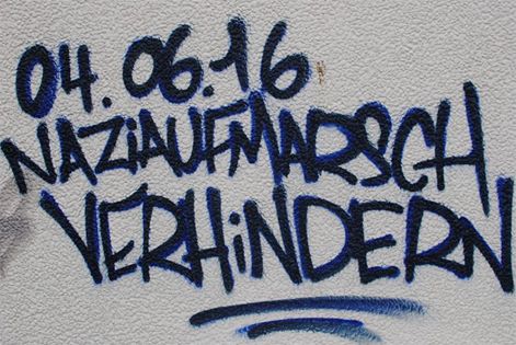 04.06.2016: Naziaufmarsch verhindern!