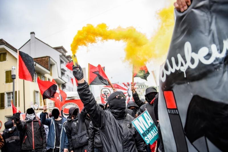 Revolutionärer Block am 1. Mai Solothurn 2