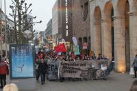 Antifaschistische Spontandemonstration über die Königsstraße