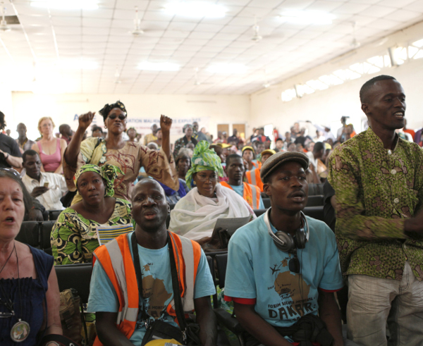 Bamako-Dakar-Karawane: Oury Jalloh-Theater in Kayes