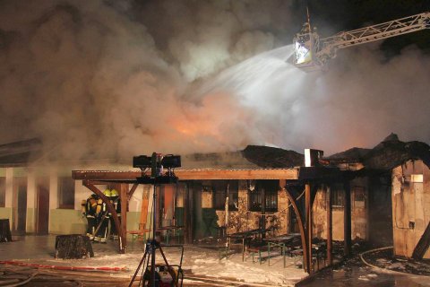 Feuer im Sportlerheim Schwarzenbek