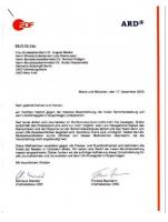 Offener Brief von ARD & ZDF