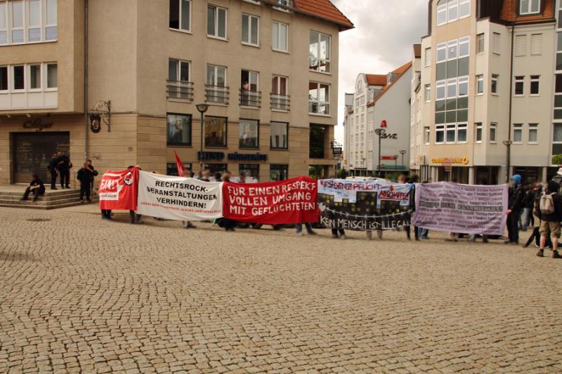 Kundgebung auf dem Fischmarkt