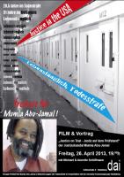 Freiheit für Mumia Abu-Jamal -Veranstaltungsplakat