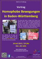 Vortrag: Homophobe Bewegungen in Baden-Württemberg