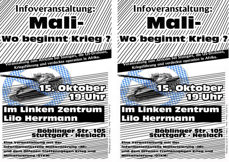 Veranstalungsflyer Vorderseite