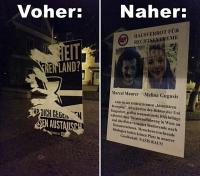 Outing der rechtsextremen „Identitäre“ Marcel Maurer und Melina Gugusis in Villach