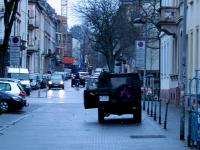 Bundeswehr-Jeep im Grün Dezember 2012