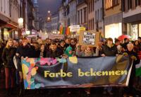 Demonstrationszug in Freiburg: 20.000 gegen Pegida