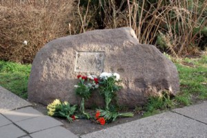 Gedenkstein für Frank Böttcher