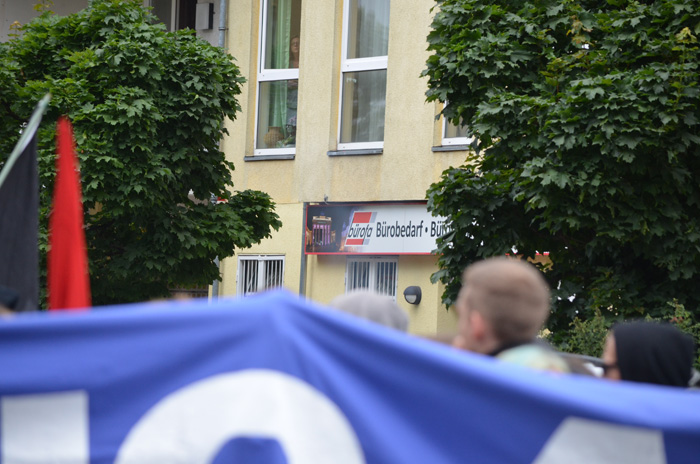 Die Demo kommt am Bürofa-Shop an