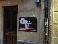 Plakat für Jon in San Sebastian