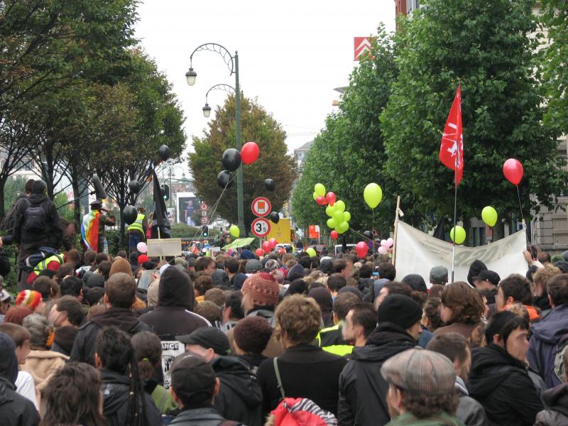 Am Anfang der Demo