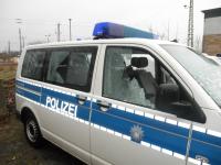 Steinwürfe auf Dienstfahrzeuge der Bundespolizei in Magdeburg