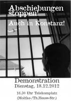 Abschiebungen stoppen! Auch in Konstanz! Demo in Konstanz am 18.12.2012