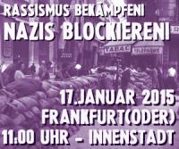 [FFO] 17.Januar: Rassist*Innen blockieren - Solidarität mit Flüchtlingen! 